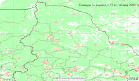 Пожары на севере области 17-18 мая 2021 года