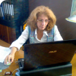 Анна Квашнина, директор заповедника в рабочем кабинете