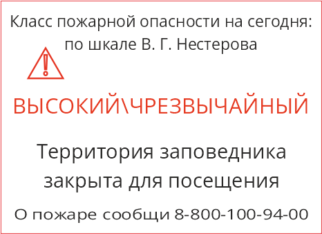 пожарная опасность высокая